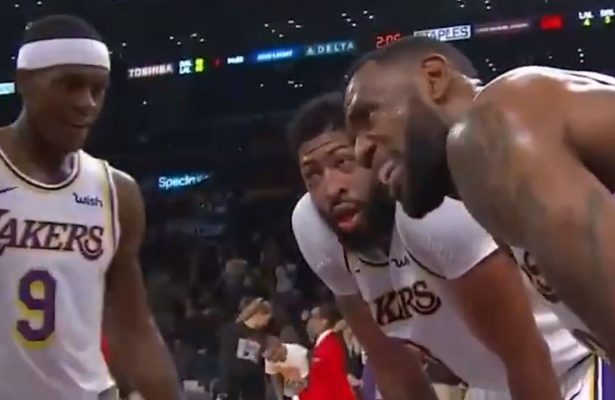 Video: LeBron James Seen Cursing at Lakers Teammates in Loss to ...