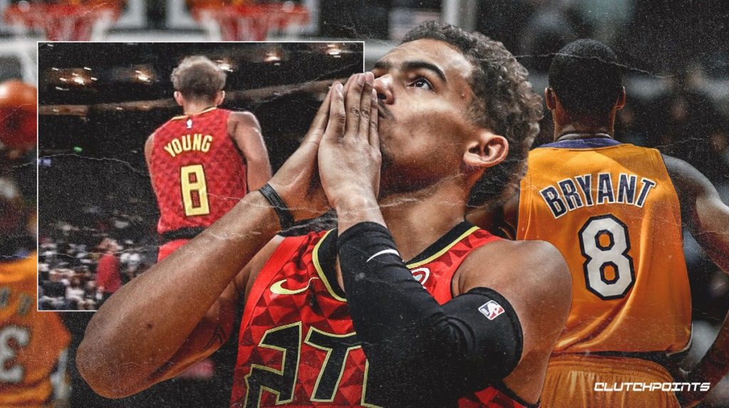 Trae Young wears No. 8 to honor Kobe Bryant 