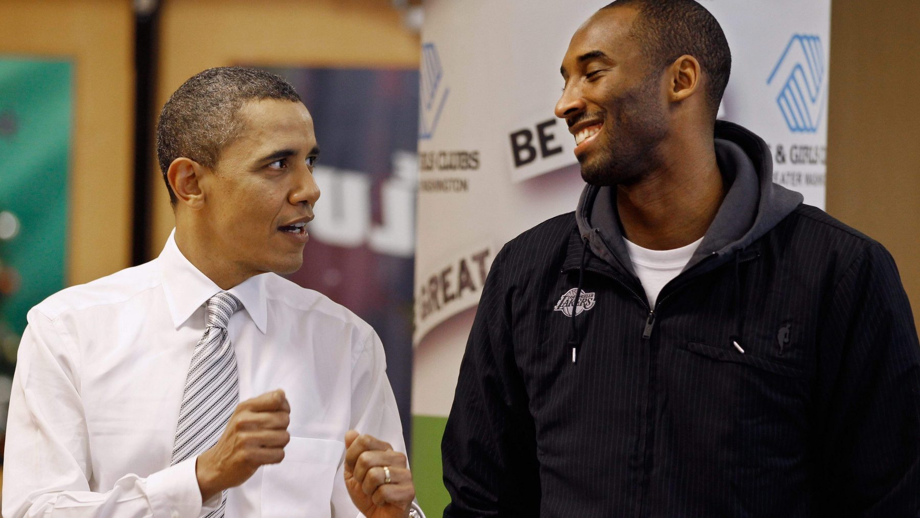 Barack Obama and Kobe Bryant