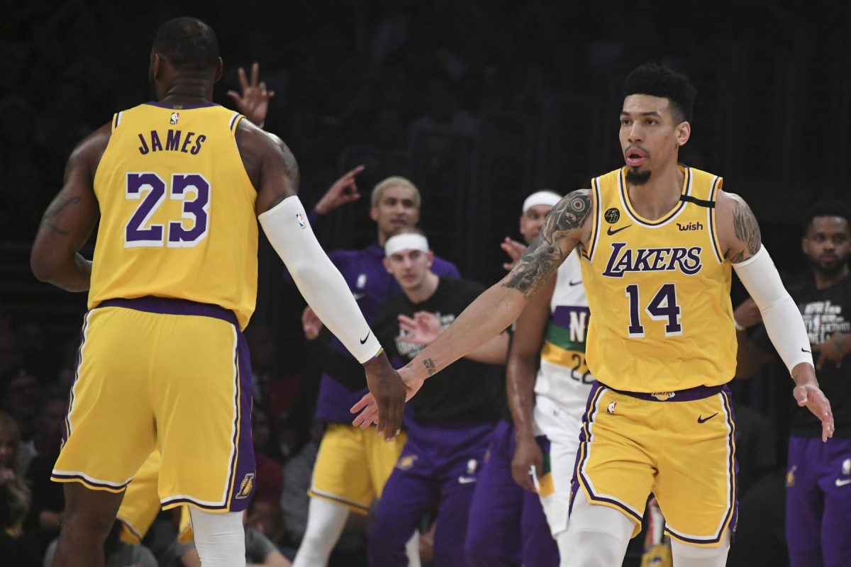 Danny Green and LeBron James