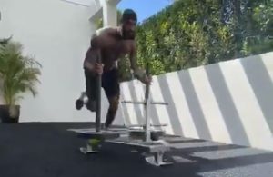 LeBron James Working Out
