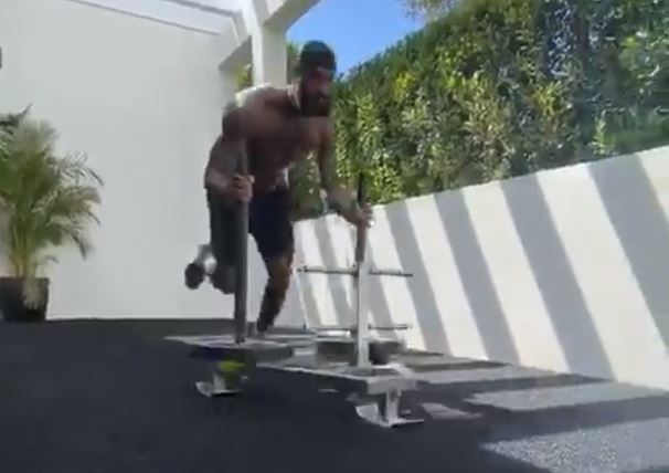 LeBron James Working Out
