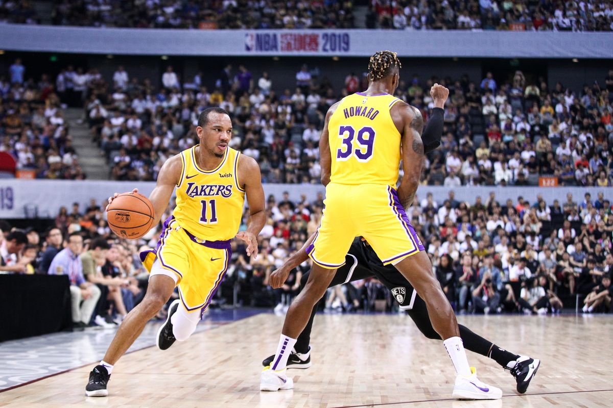 Avery Bradley and Dwight Howard Lakers