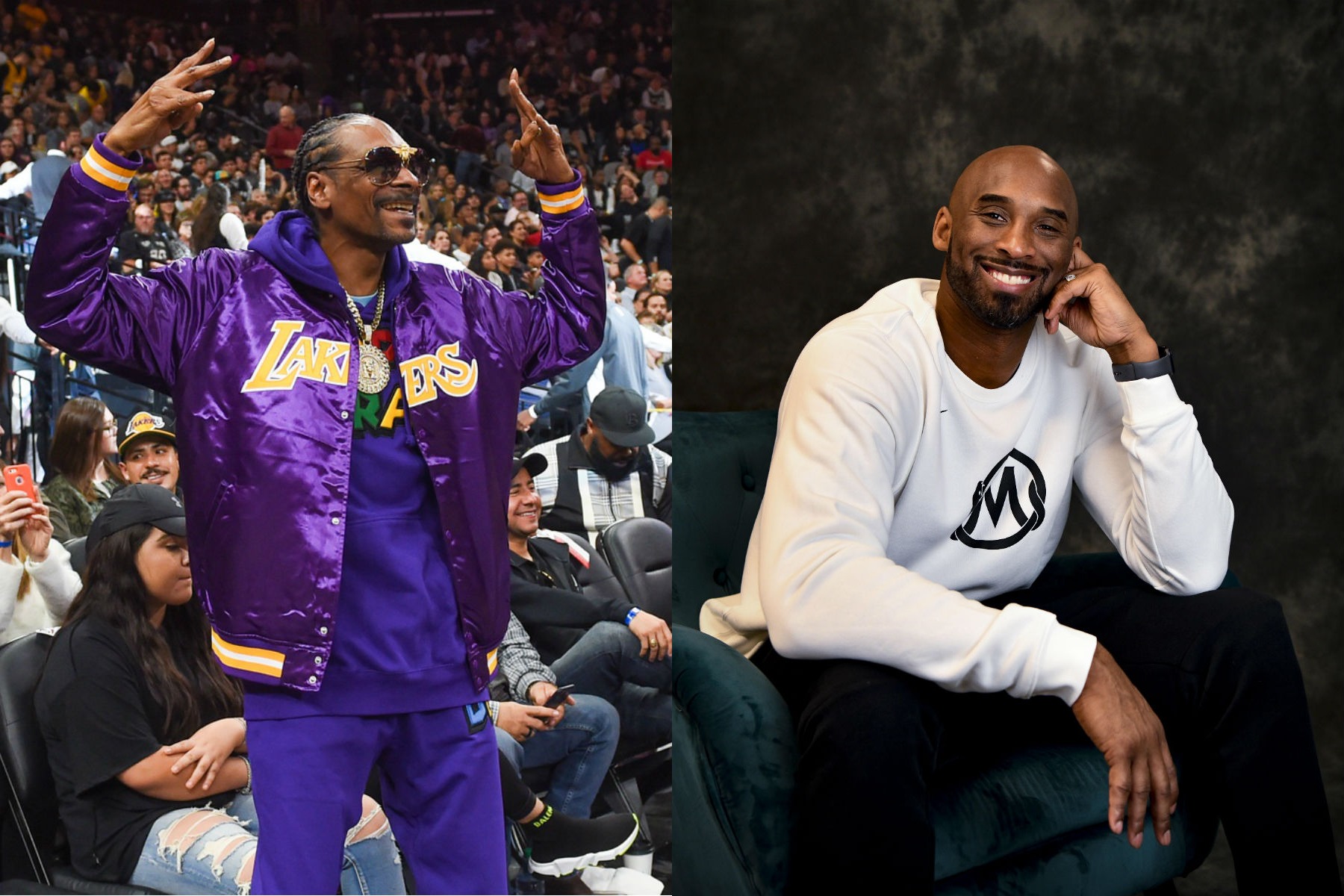 Kobe Bryant and Snoop Dogg