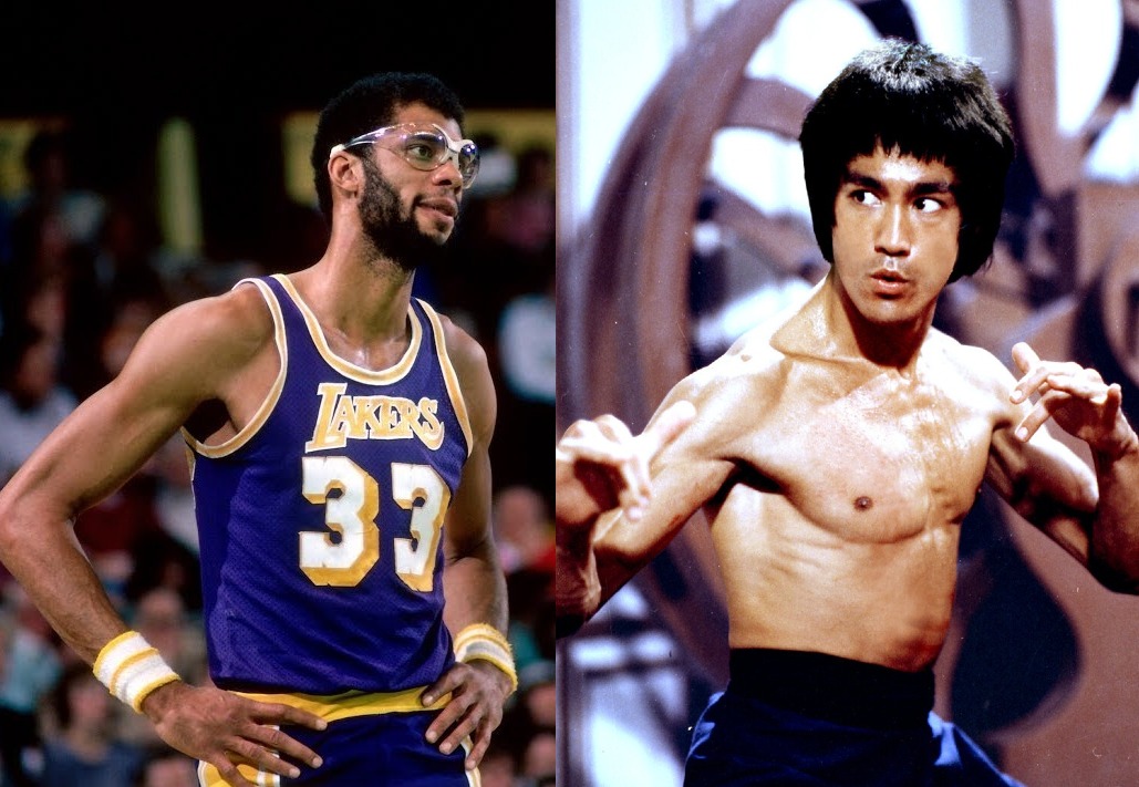 Kareem Abdul-Jabbar and Bruce Lee