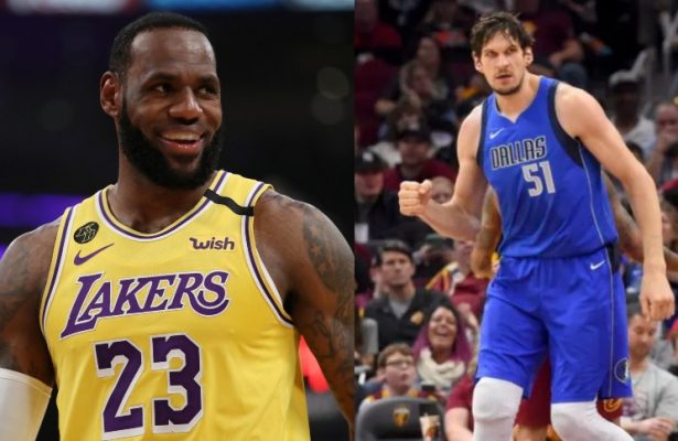 Hilarious Trash Talk Between LeBron James and Boban Marjanovic in ...