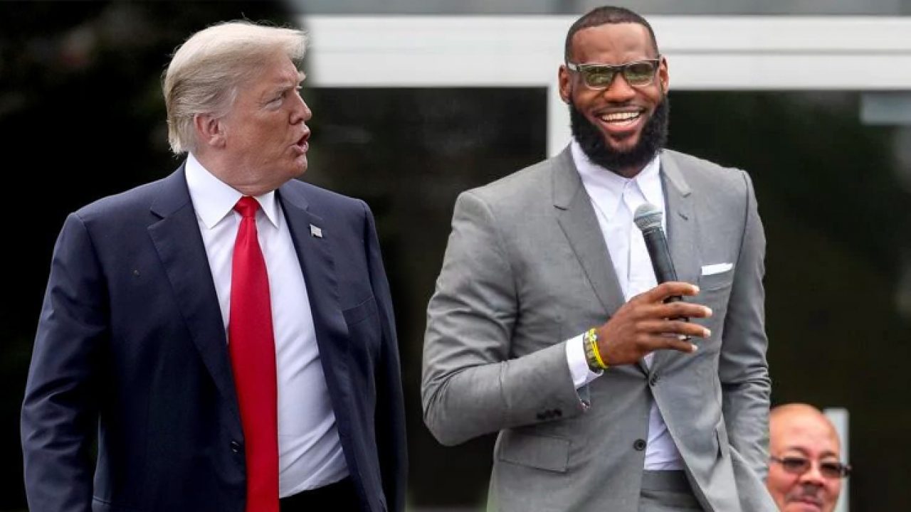 Lebron clearance james trump