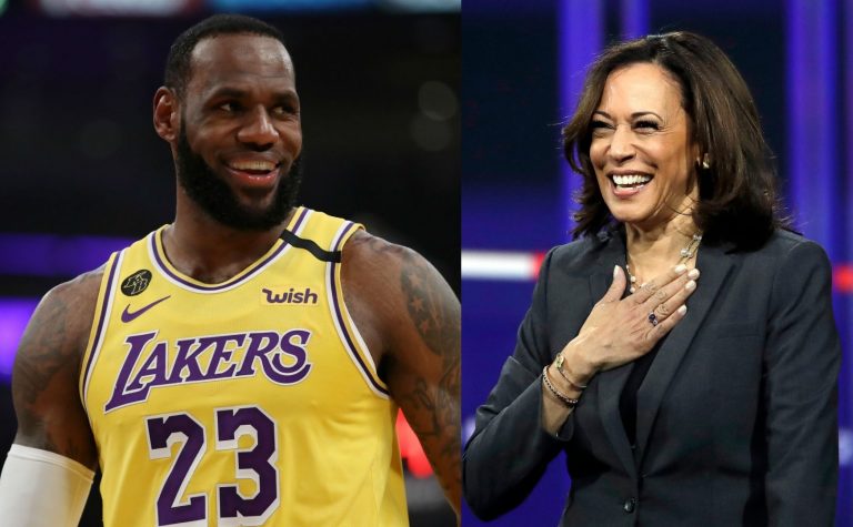 LeBron James Excitedly Reacts To News Of Kamala Harris Being Selected ...