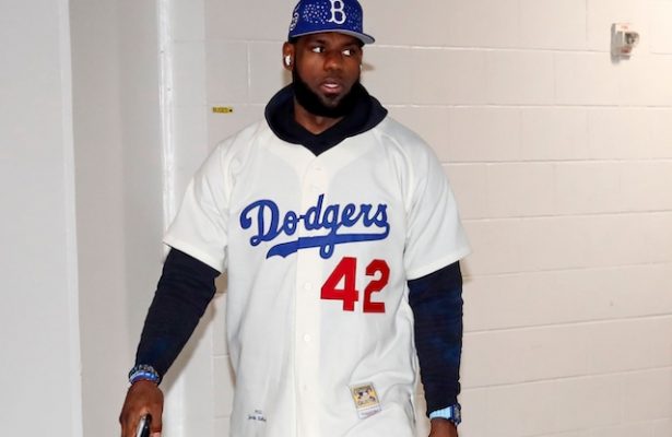 la dodgers lebron hat