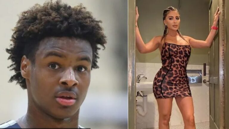 Bronny James responds to rumors of him shooting his shot with Larsa ...