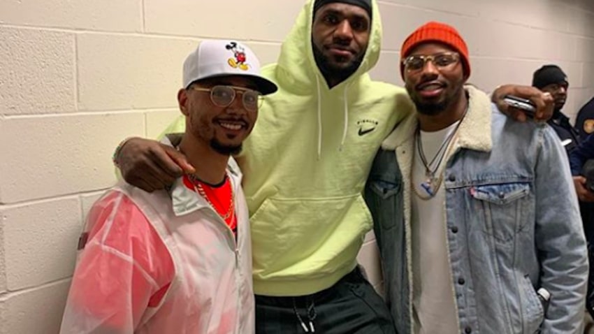 Mookie Betts and LeBron James