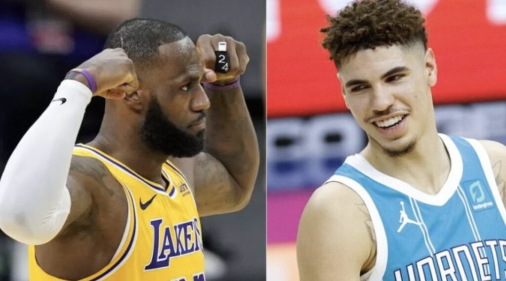 Photo: LeBron James' 37 Points Help Lakers Beat Hornets and LaMelo Ball -  LAP2021031812 