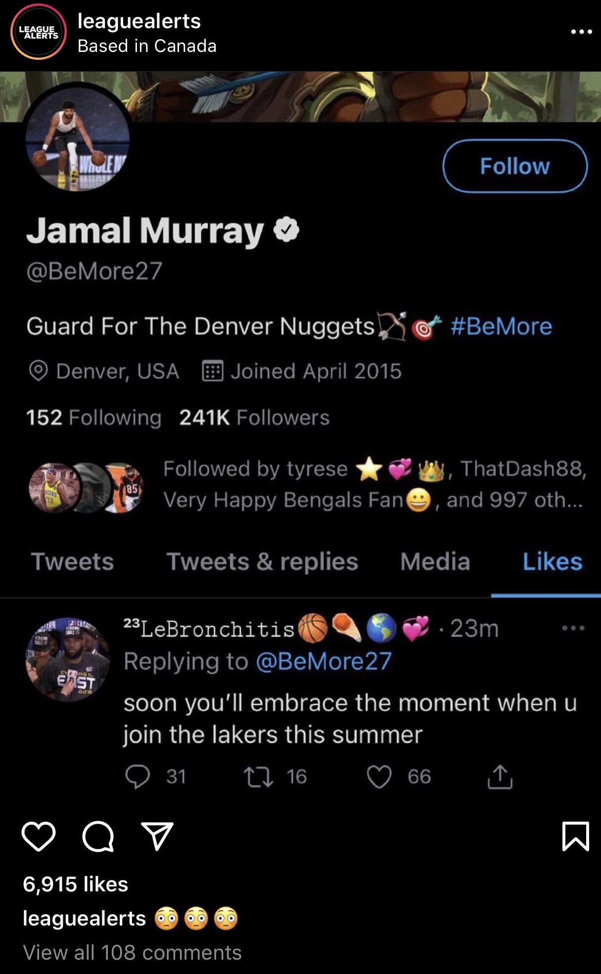 Jamal Murray and Los Angeles Lakers
