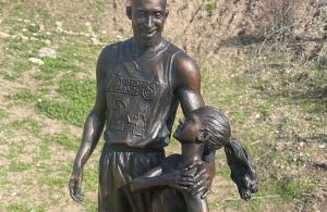 Kobe and Gianna Bryant statue
