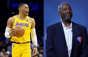 Russell Westbrook and James Worthy