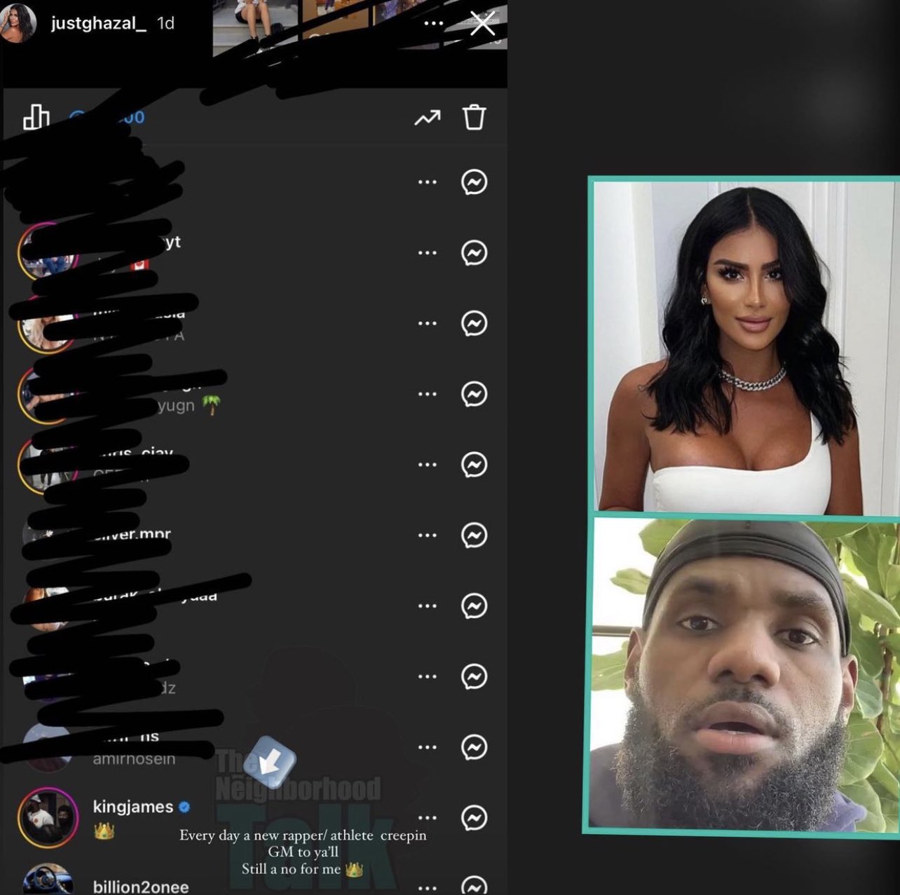 Instagram model accuses LeBron James