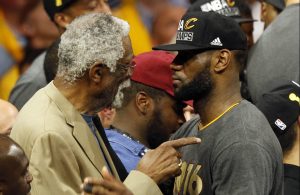 Bill Russell and LeBron James