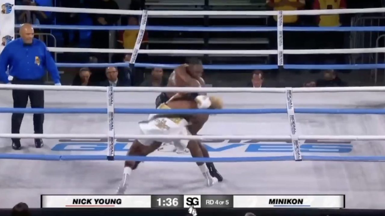 Nick Young's boxing match stopped being pushed through ropes - DC