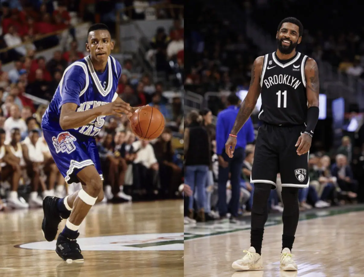 Penny Hardaway and Kyrie Irving