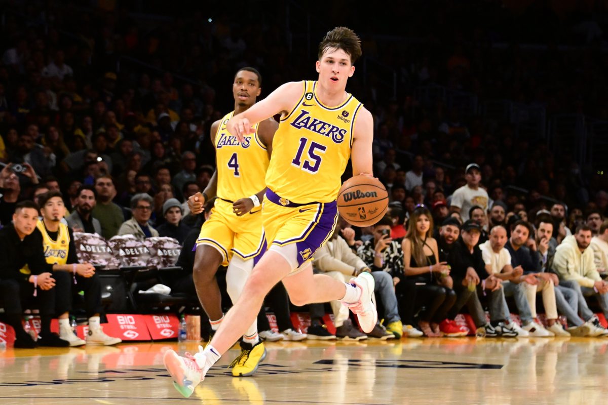 The Lakers want Austin Reaves to work on his body and want him on a similar  plan as Alex Caruso. #lakers #lakeshow #lakergang…