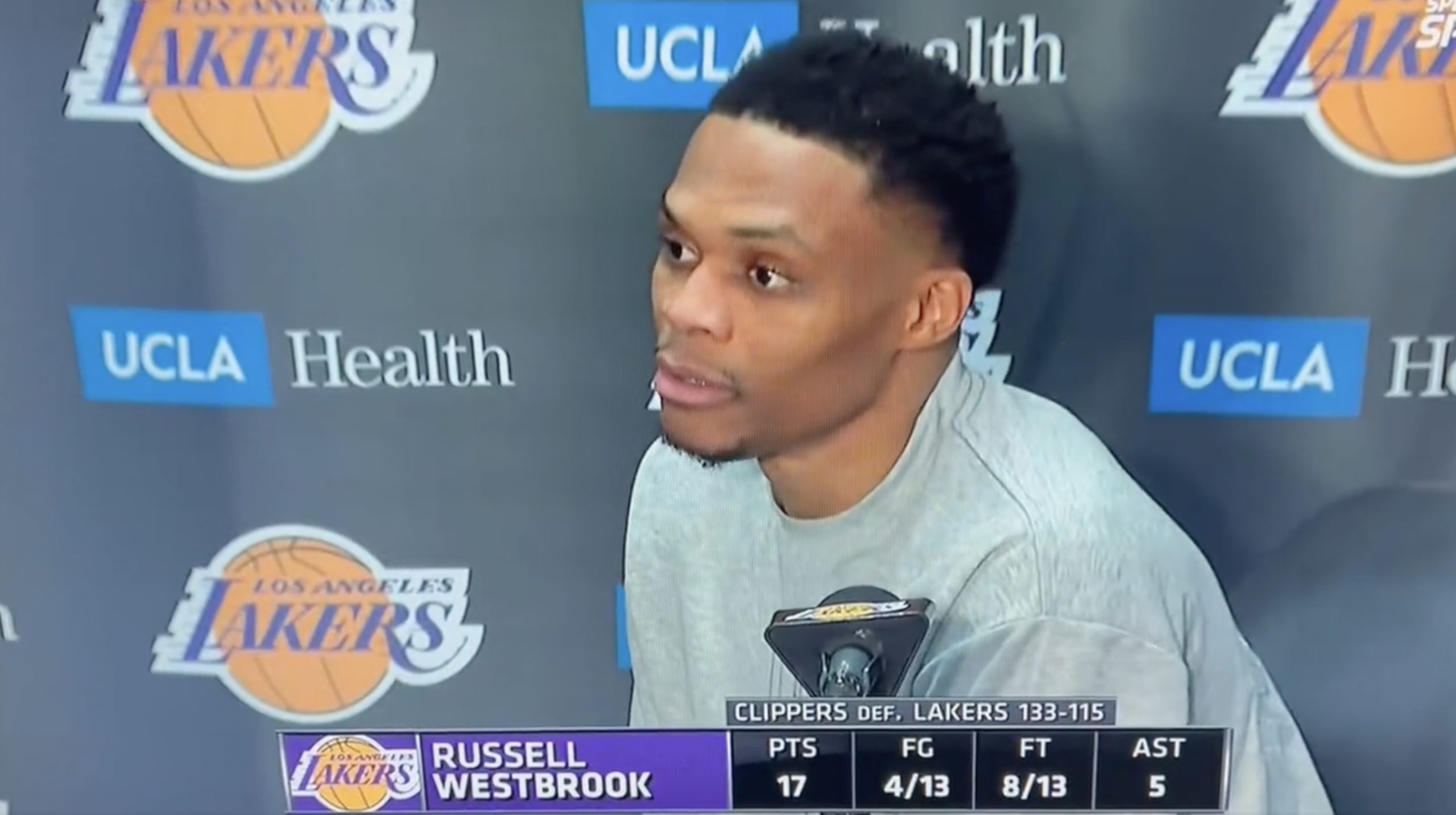 Russell Westbrook postgame