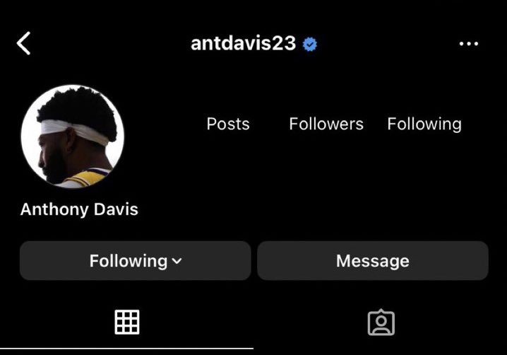Anthony Davis Instagram
