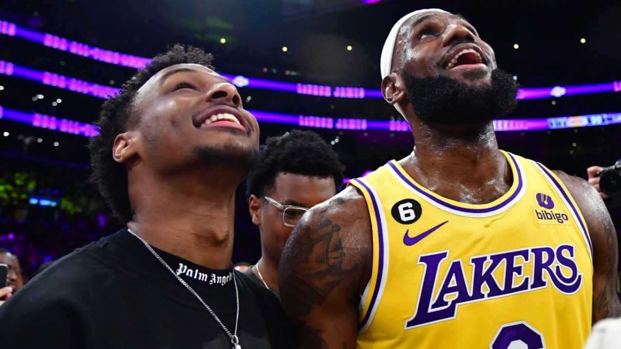 LeBron leaving LA? 'King James' reacts to Bronny's NBA mock draft