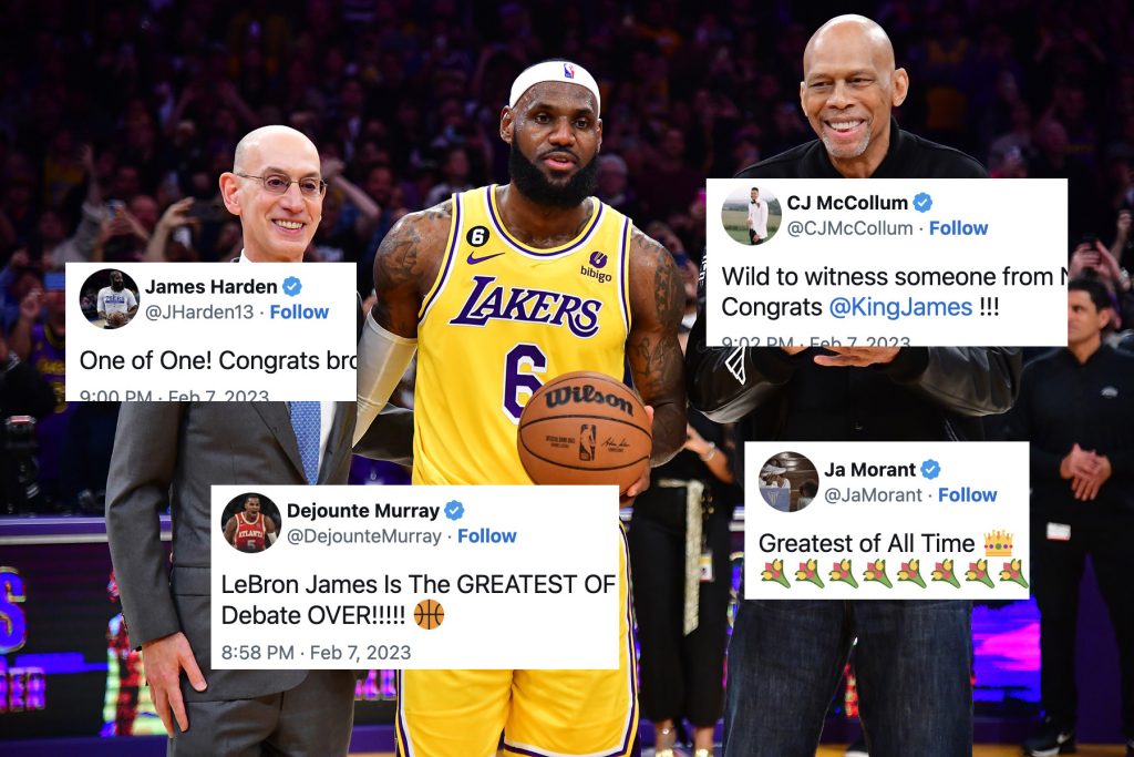 👑 LEBRON JAMES IS THE NBA ALL-TIME LEADING SCORER! [OC] : r/lakers