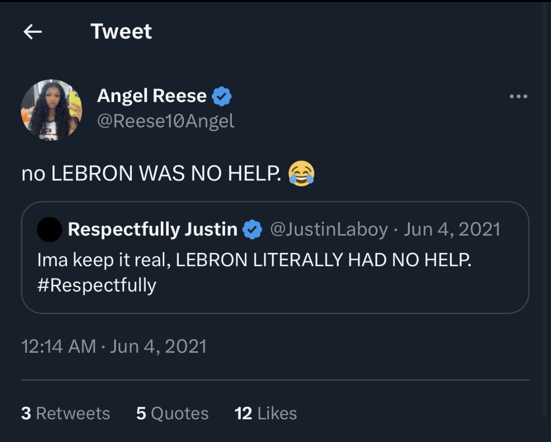 Angel Reese and LeBron James