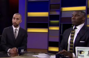 Nick Wright and Shannon Sharpe