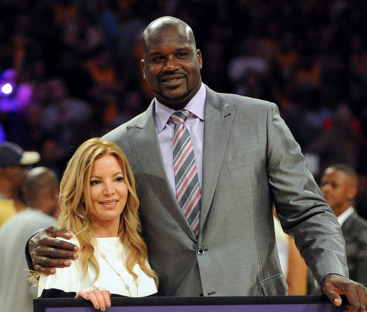 Jeanie Buss and Shaquille O'Neal