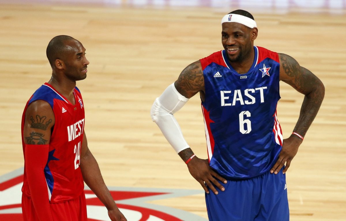 Kobe Bryant and LeBron James