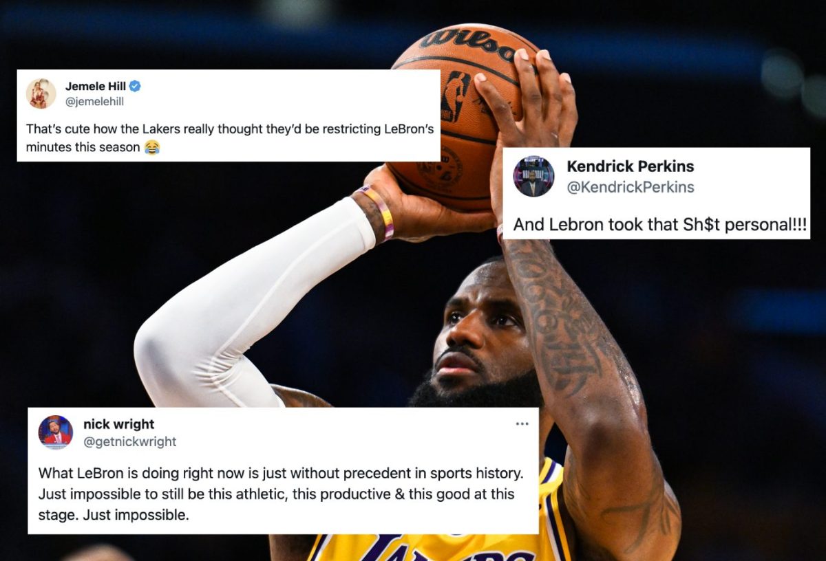 NBA World Explodes After LeBron James Goes Off In Epic Lakers Win Vs