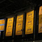 Lakers NBA championship banners