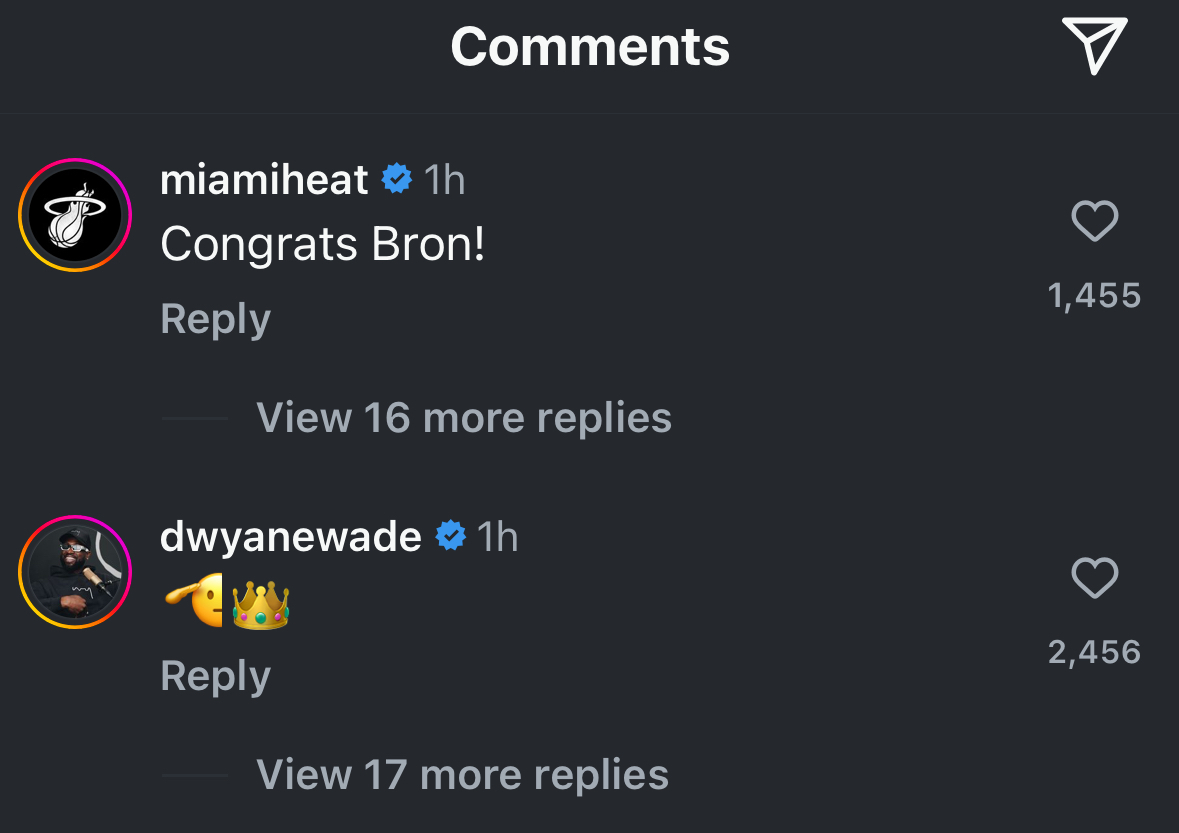 Dwyane Wade, Miami Heat and LeBron James