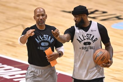 Monty Williams and LeBron James
