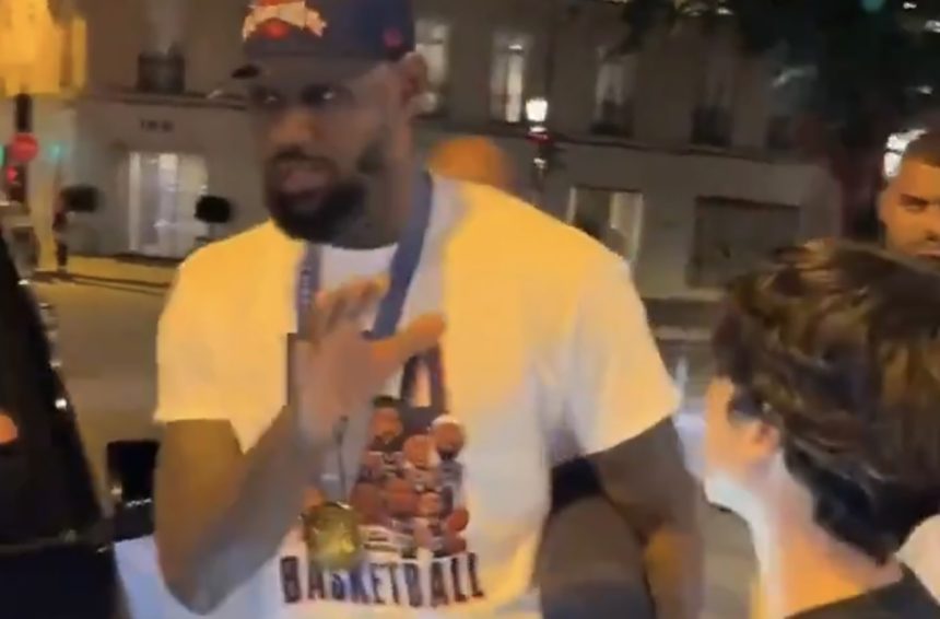 LeBron James France kid