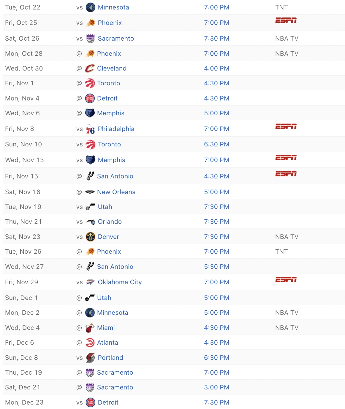 Lakers Schedule 2024-25