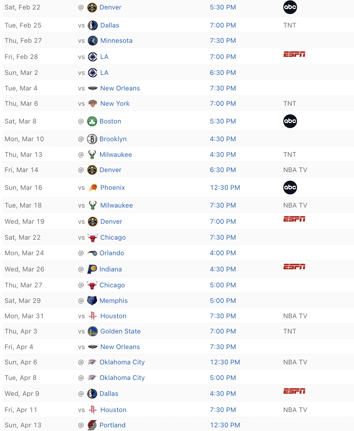 Lakers Schedule 2024-25