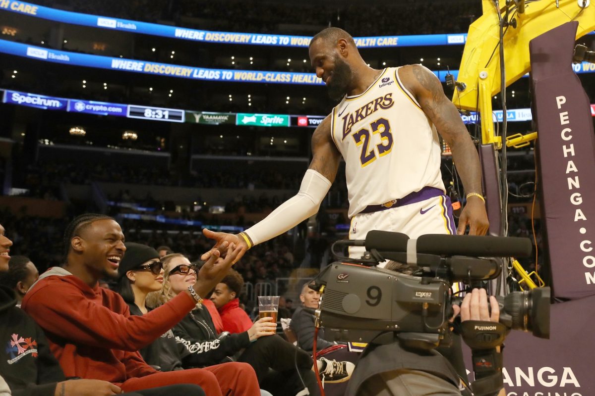 LeBron James and Bronny James