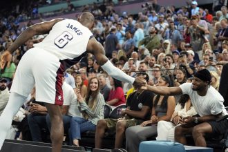 LeBron James and Bronny James