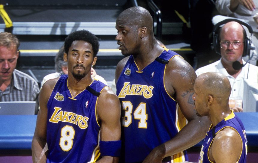 Kobe Bryant and Shaquille O'Neal