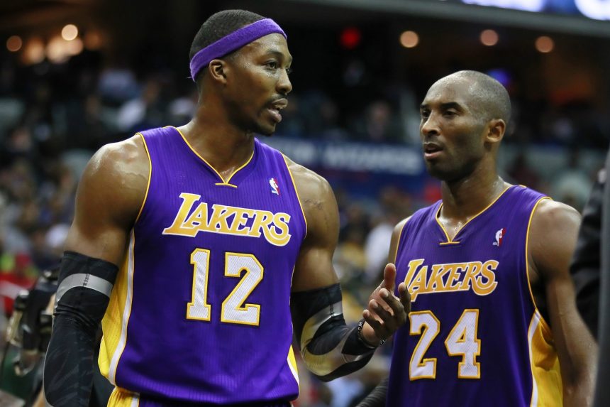 Dwight Howard and Kobe Bryant