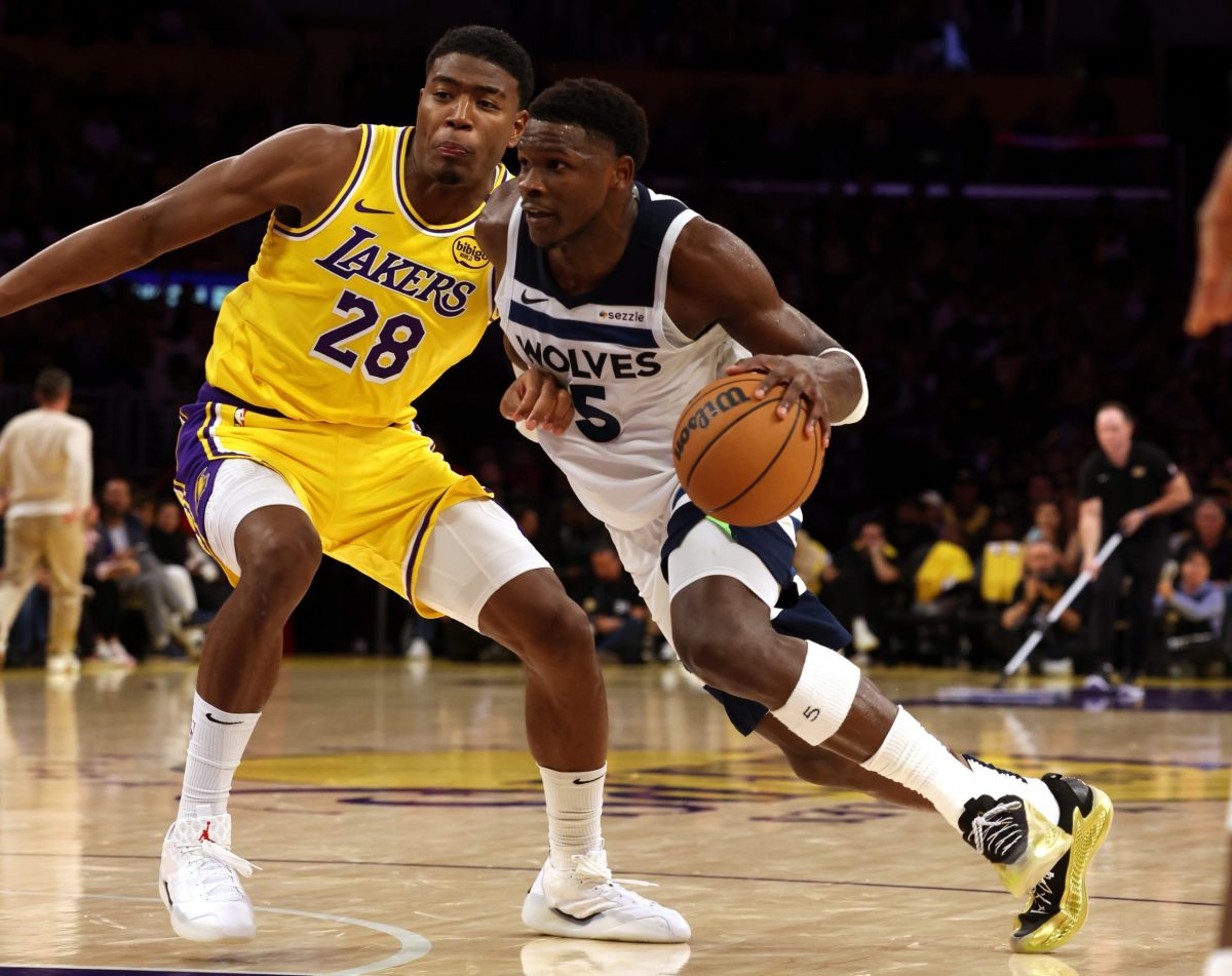 Anthony Edwards and Rui Hachimura