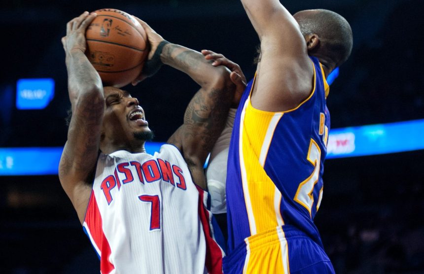 Brandon Jennings and Kobe Bryant