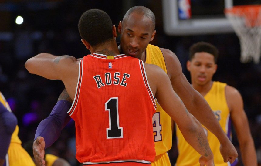 Derrick Rose and Kobe Bryant