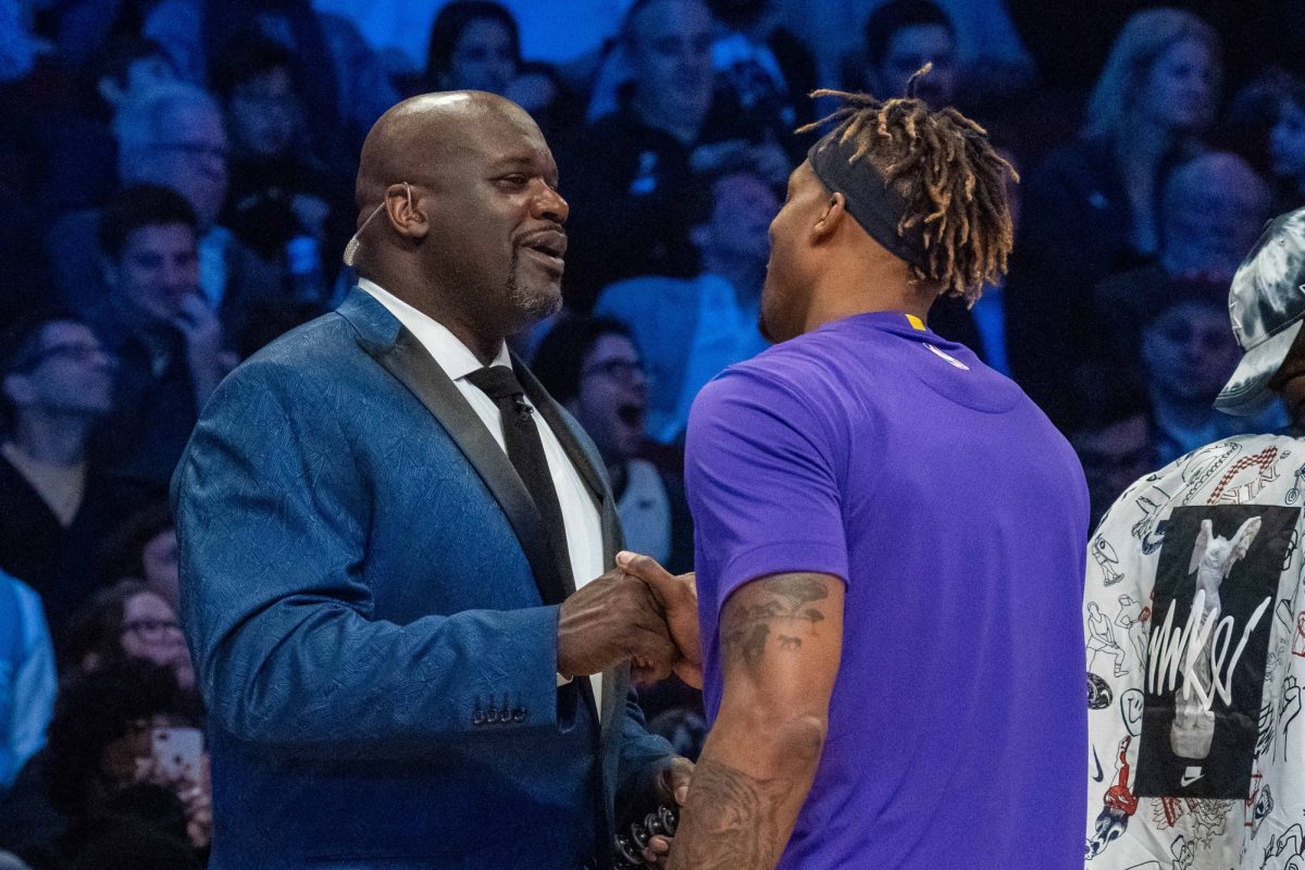 Shaquille O'Neal and Dwight Howard