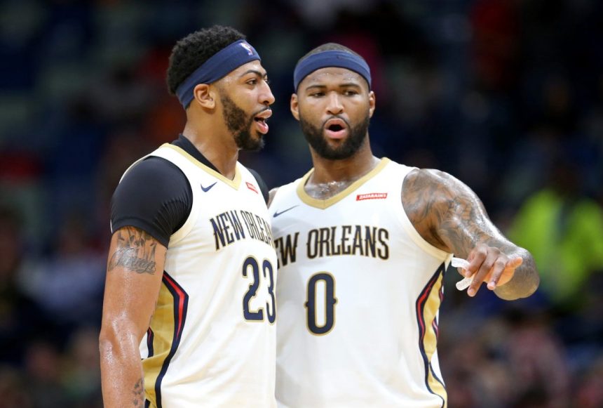 Anthony Davis and DeMarcus Cousins