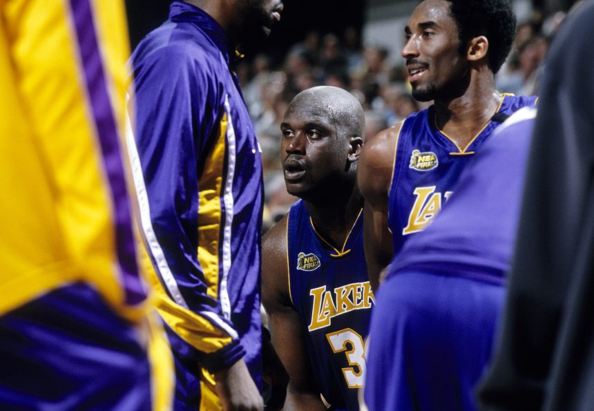 Shaquille O'Neal and Kobe Bryant