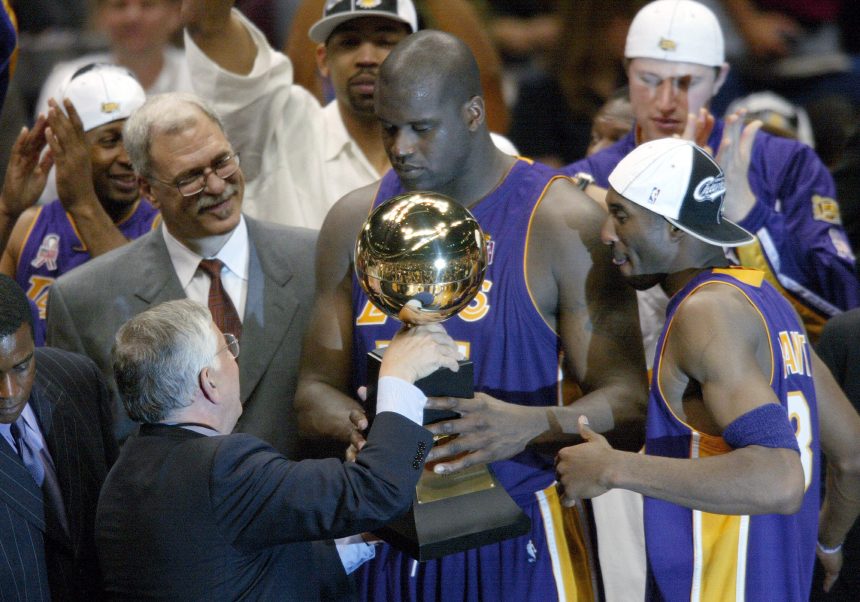 Shaquille O'Neal and Kobe Bryant